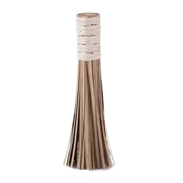 Limpiador de ollas de bambú Natural tradicional hecho a mano, herramienta de limpieza, cepillo para Wok - 1