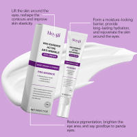 Crema para ojos reafirmante portátil, 20g, antiarrugas, firme, se desvanece, líneas finas, ojeras, antihinchazón, brillo e hidratación, crema para ojos - details 4