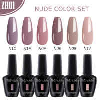 NAILCO-Juego de esmaltes en Gel para uñas, barniz semipermanente UV LED, Base superior, 15ml, 6 colores - details 4
