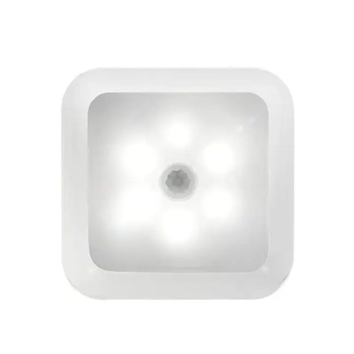 Luz LED inteligente con sensor de movimiento, funciona con pilas, ideal para dormitorios - 1