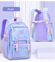 Mochila escolar primaria para niñas en rosa y morado, mochila para libros de estudiantes, mochila impermeable para la escuela, regalo para niños - details 12