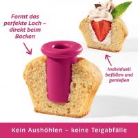 Casa nuevos productos hogar pequeños artefactos juego de cocina pan pastel Muffin redondo perforado abridor de silicona - details 2