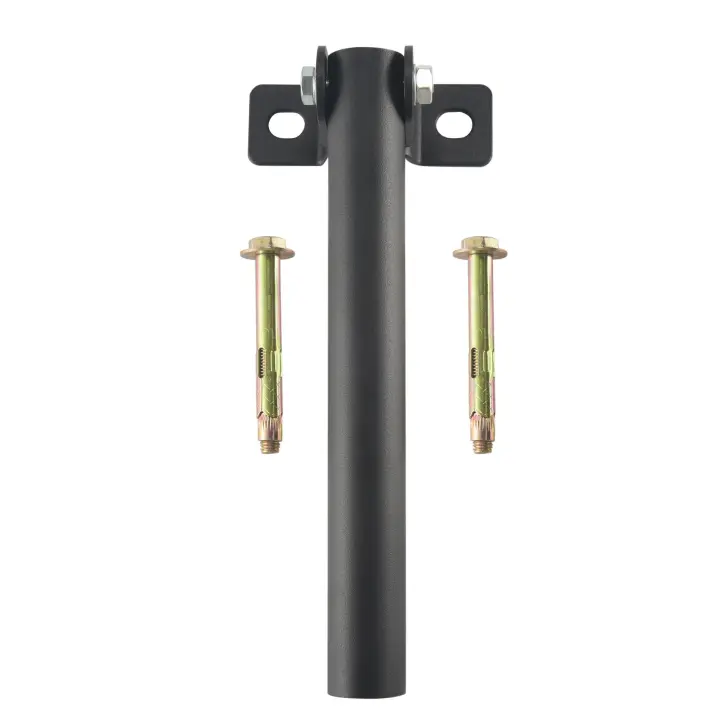 Accesorio de plataforma de barra en T, instalación en el suelo o pared, soporte para barras de mancuernas, ejercicios, equipo de gimnasio, 25mm - 1