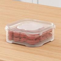 Caja de conservación de alimentos para carne de calidad alimentaria, recipiente de plástico para frutas y verduras de 350ml, contenedores de almacenamiento de alimentos sellados apilables, Dumpling - details 1