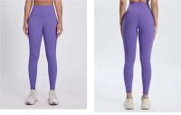 SHINBENE-pantalones de Yoga ajustados para mujer, pantalones de Fitness con bolsillo, cintura alta, pantalones para correr - details 7