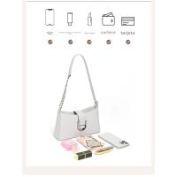 Premium commuter debajo del brazo bolso de las mujeres versátil moda bolso de hombro de piel de vaca baguette bolso de mensajero - details 14