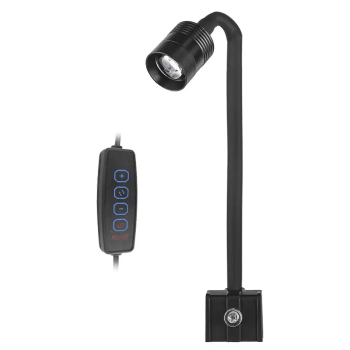 Lámpara con Clip para pecera, 3 modos de Color, impermeable, ahorro de energía, luz LED para plantas de acuario, 3W, rotación de 360 ​​grados - 1