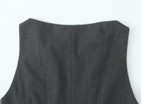 OUWU- Blusas Ajustadas Con Volantes Para Mujer, Cuello Redondo, Sin Mangas, Cremallera Lateral, Camisas Femeninas, Tops Elegantes, Moda - details 8