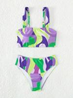 Bikini de cintura alta, Tre 2025 para mujer, conjunto de Bikini Bandeau Sexy para mujer, Tre de natación de playa brasileño para mujer - details 25