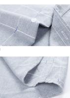 Camisas elegantes formales sociales de manga larga para hombre, ropa de diseñador informal a rayas, algodón, alta calidad, lujo, 4XL, novedad de 2024 - details 11