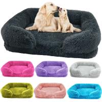 Camas rectangulares para perros y gatos, esterilla de felpa lavable y esponjosa, cojín para mascotas, casa para perrera grande - details 6