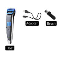 Kemei-cortadora de pelo inalámbrica para hombre, Kit de aseo profesional, eléctrico, recargable, 0,4-8,5mm, 19 longitudes ajustables - details 5
