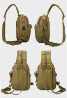 Bolso de pecho multifunción para hombre, bandolera grande para deportes al aire libre, Camping, senderismo, pesca, mochila de hombro - details 7