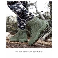 Botas De Entrenamiento De Combate Tácticas Mejoradas Para Hombre, Zapatos De Senderismo De Respuesta Rápida Antidesgaste Para Acampar Al Aire Libre, Zapatillas De Pesca Y Caza Para Hombre - details 32