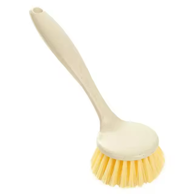 Dispensador de jabón con mango largo, cepillo automático para lavar platos y fregadero de cocina - 1