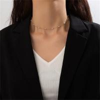 Gargantilla de perlas sencilla para mujer, cadena de doble capa a la moda, colgante de corazón de amor pequeño, collar, regalo de joyería al por mayor - details 4