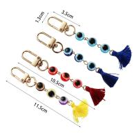 Llavero turco de ojo azul de la suerte, amuleto para mochila, colgante de borla colorida de resina, cuentas duraderas, llavero de ojo de demonio - details 6