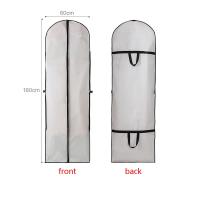 Vestido de Novia Cubierto Antipolvo Impermeable Hogar Largo Cojín Cubierto Antipolvo Plegable Bolsa de Almacenamiento de Ropa Completamente Cerrada - details 1