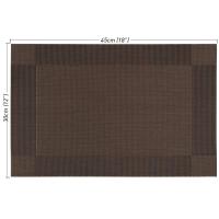 Mantel individual de PVC lavable con aislamiento antideslizante, resistente al desgaste, lavable, resistente al calor, fácil de almacenar, 45x30 cm - details 3