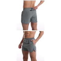 Deportes casuales adiestramiento al aire libre correr fitness gimnasio atlético jogger pantalones cortos para hombres - details 9