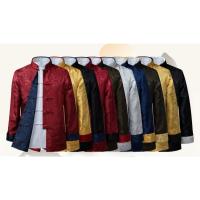 Camisa De Dragón Chino Para Hombres Ropa Tradicional De Año Nuevo Tang Traje Kung Fu Prenda Exterior Estilo Hanfu Poliéster - details 11