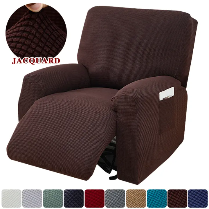 DUDUME Funda elástica de Jacquard para sofá reclinable, cubierta protectora para sillón perezoso, decoración del hogar - 1