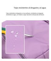 Paquete de viaje de gran capacidad, paquete de gimnasio para hombro, paquete de ejercicio de separación seco-húmedo para mujer, bolsa de fitness para mujeres y hombres con compartimento para zapatos y bolsillo húmedo, bolsa de equipaje de viaje aéreo. - details 3