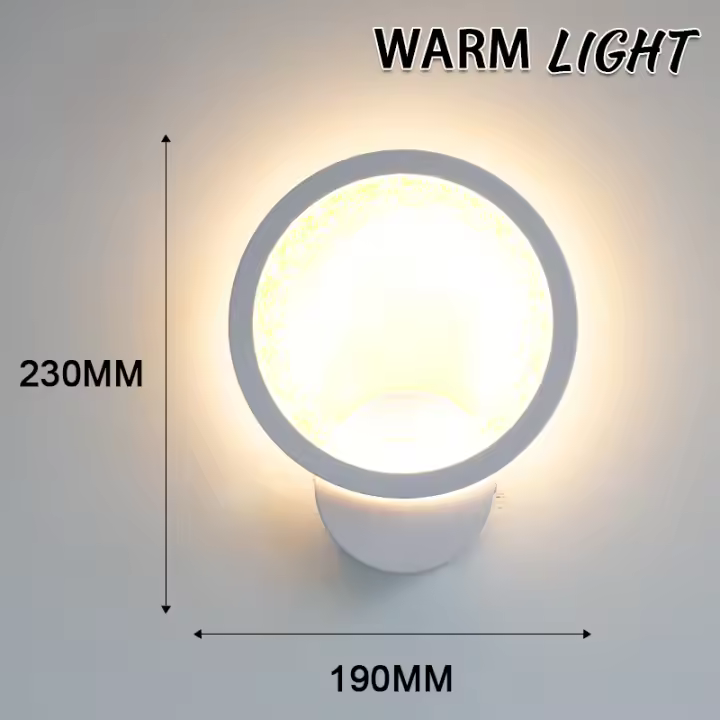 Lámpara LED de pared moderna para sala de estar, iluminación interior de mesita de noche, estilo nórdico minimalista, accesorios de decoración para el hogar - 1