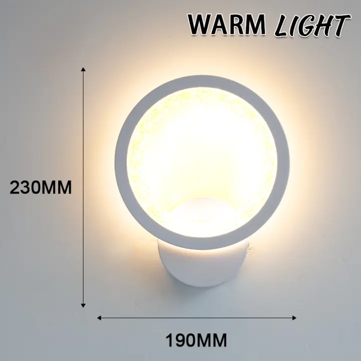 Lámpara LED de pared moderna para sala de estar, iluminación interior de mesita de noche, estilo nórdico minimalista, accesorios de decoración para el hogar - 1