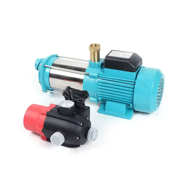 Bomba de agua de 1300 W, bomba de jardín, bomba centrífuga autocebante, eje de acero inoxidable, máx. 4000 l/h - 1
