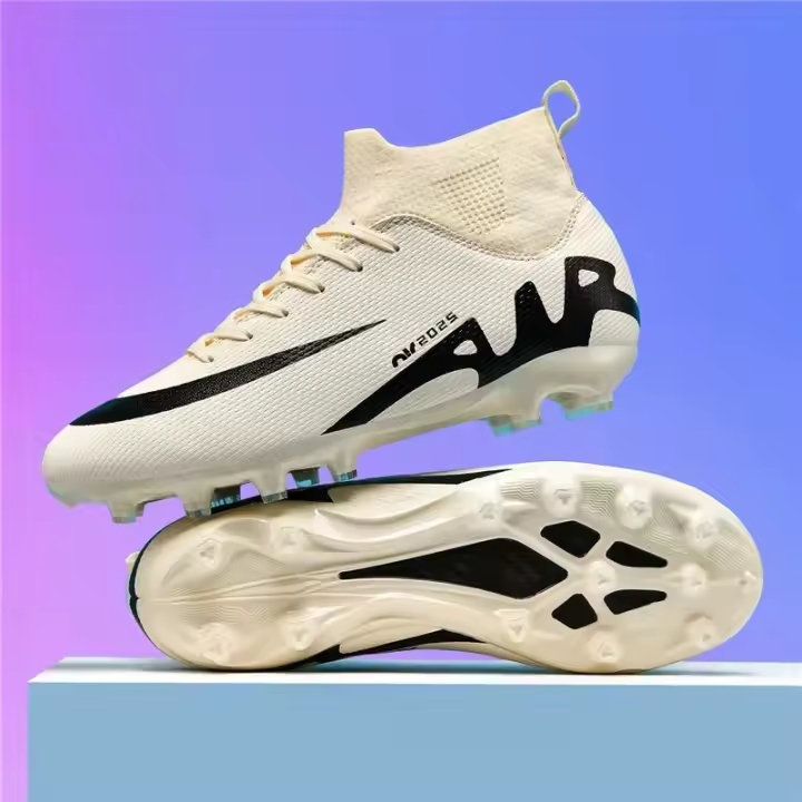 Zapatos de Fútbol Profesionales Unisex Cómodos Top de Tobillo de Calidad - 1