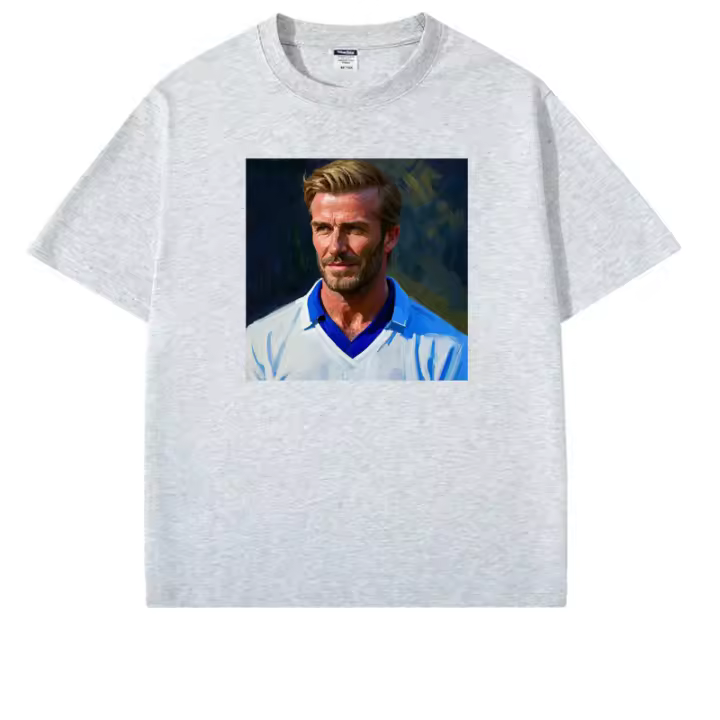 2025 camiseta para hombre camiseta negra de algodón puro camisetas Beckham camiseta blanca última novedad camiseta de fútbol camiseta de fútbol - 1