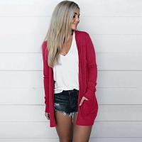Cardigan de Manga Larga para Mujer Ouwu Ajuste Suelto, Manga de Punto con Bolsillo Adelgazante, Abrigo de Moda Casual - details 25