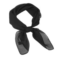 Bufanda de gasa para el cuello, pañuelo cuadrado fino, accesorios de moda para ropa, color sólido - details 6