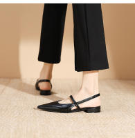 Zapatos planos con correa puntiaguda simples y versátiles - details 10