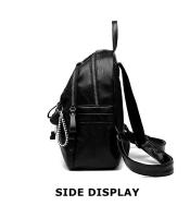 Mochilas negras para mujer, mochila universitaria impermeable de PU de alta capacidad, mochilas escolares para ordenador portátil para mujer, mochilas escolares de viaje para chica - details 3