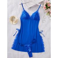 Conjunto de camisón y braguita de diseño encantador con tirantes finos y cuello en V, ropa sexy para mujer - details 18