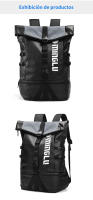 Mochila informal con tapa para hombre, mochila de gran capacidad, puede sostener baloncesto, con separación húmeda y seca - details 11