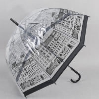 Paraguas de lluvia transparente con mango recto, Color sólido, mango ergonómico, mujeres y hombres - details 6