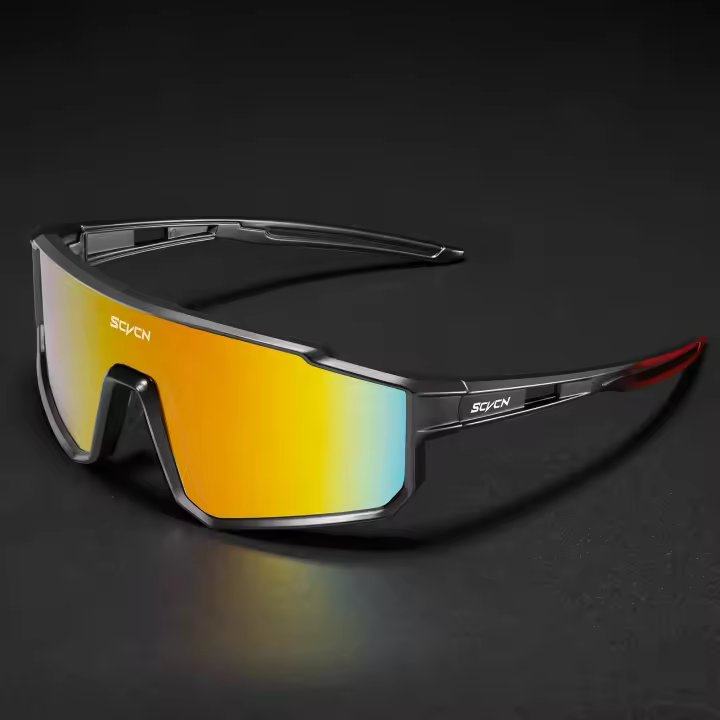 SCVCN Gafas de sol de béisbol, gafas deportivas para ciclismo, gafas de calle para conducir UV400, bicicleta, senderismo, golf para hombres y mujeres, moda - 1