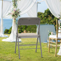 Rcynview Set de Silla Plegable  Tela Acolchada Visitor para Hogar, Exteriores, Salas de Conferencia - details 0