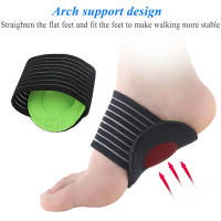 Vendaje de soporte de arco ortopédico para pies planos, almohadillas de cojín para el dolor de talón, fascitis Plantar ortopédica, insertos para el cuidado de los pies planos - details 18