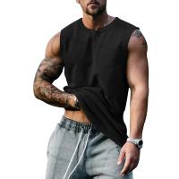 Camiseta sin mangas informal sólida de verano para hombre, camiseta sin mangas para culturismo, camisetas sin mangas de gran tamaño para gimnasio, camiseta de baloncesto, chaleco, ropa para hombre - details 1