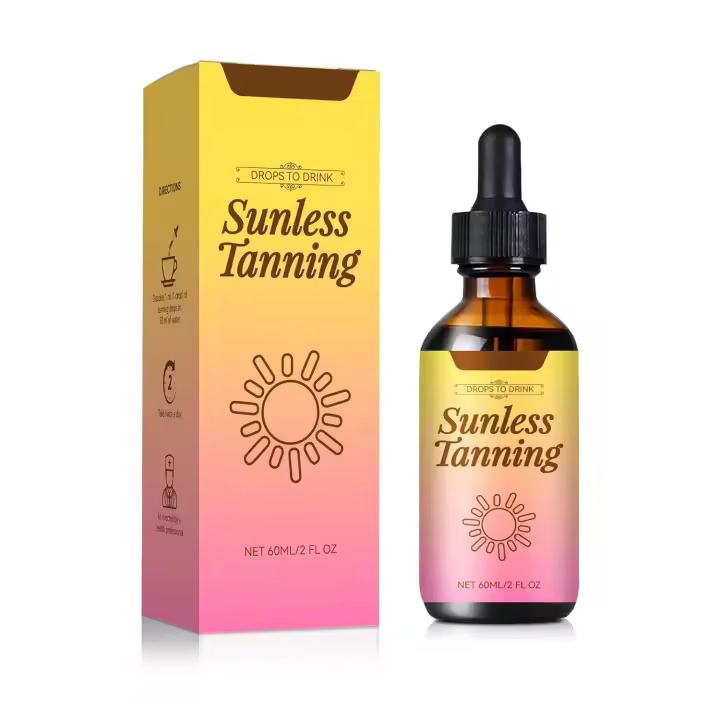 Sunless to Drink: promueve el tono natural de la piel, gotas de bronceado bebibles nutritivas e hidratantes (60 ml/1 unidad) - 1