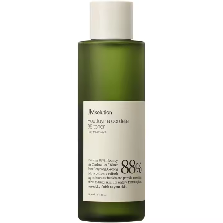 Tónico JMsolution Heartleaf 88 - 88% agua de hoja de corazón, hidratación y calmante, cuidado de los poros, no pegajoso, absorción multicapa - 1