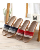 Zapatillas de Lino de Cuatro Temporadas para Mujeres Ligeras, Silenciosas, Suaves Suela de Madera para Hogar - details 2