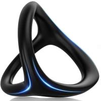 Agente de Retraso de Ejaculación de Silicona OLOEY Anillo de Penis Duradero con Alta Elasticidad - details 0
