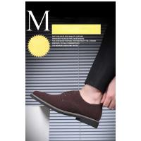 Zapatos informales de gamuza para hombre, calzado con cordones, Oxford azul, planos, transpirables, talla grande 38-48 - details 1