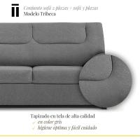 |   Sofá Molo Tribeca 2 Plazas |   Máximo Relax Confort |   140 x 98 x 90 cm Color Gris - details 15
