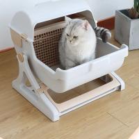Caja de Arena Semi Automática Extra Grande para Gatos Restaurante para Mascotas Semi Cerrado - details 2